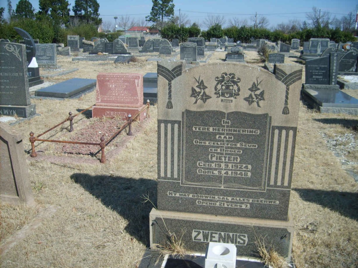 ZWENNIS Pieter 1924-1948
