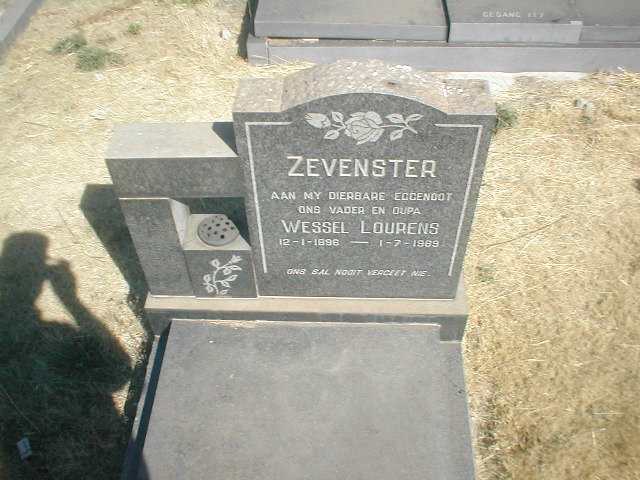 ZEVENSTER Wessel Lourens 1896-1969