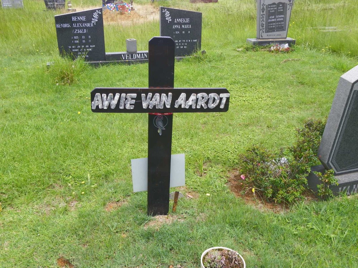 AARDT Abraham Johannes, van 1934-2014