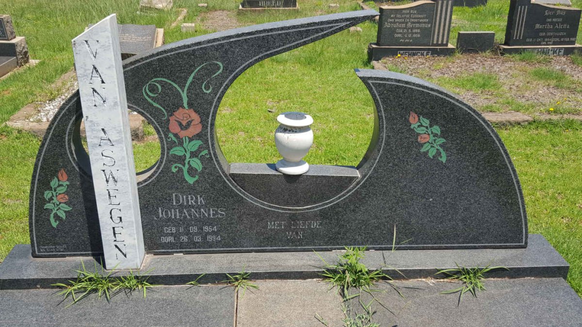 ASWEGEN Dirk Johannes, van 1954-1994