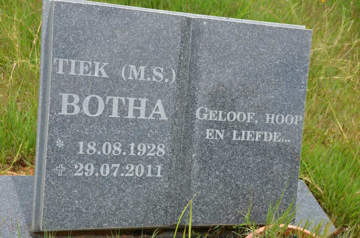 BOTHA M.S. 1928-2011