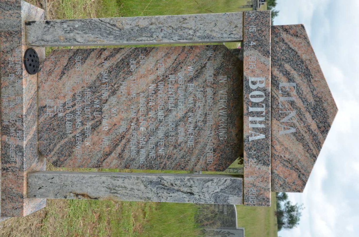 BOTHA Elna 1973-2003