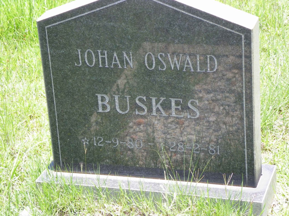 BUSKES Johan Oswald 1980-1981