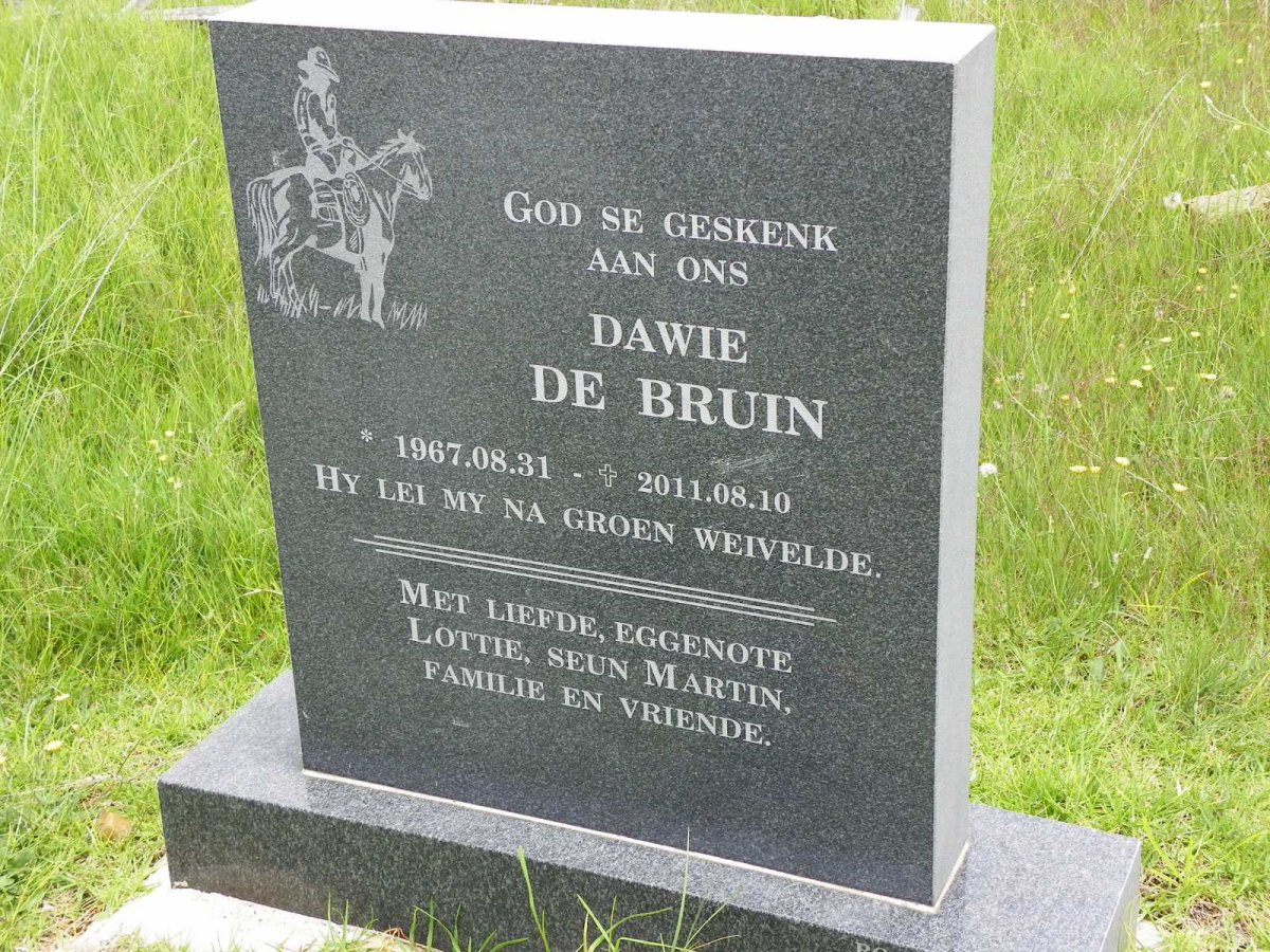 BRUIN Dawie, de 1967-2011