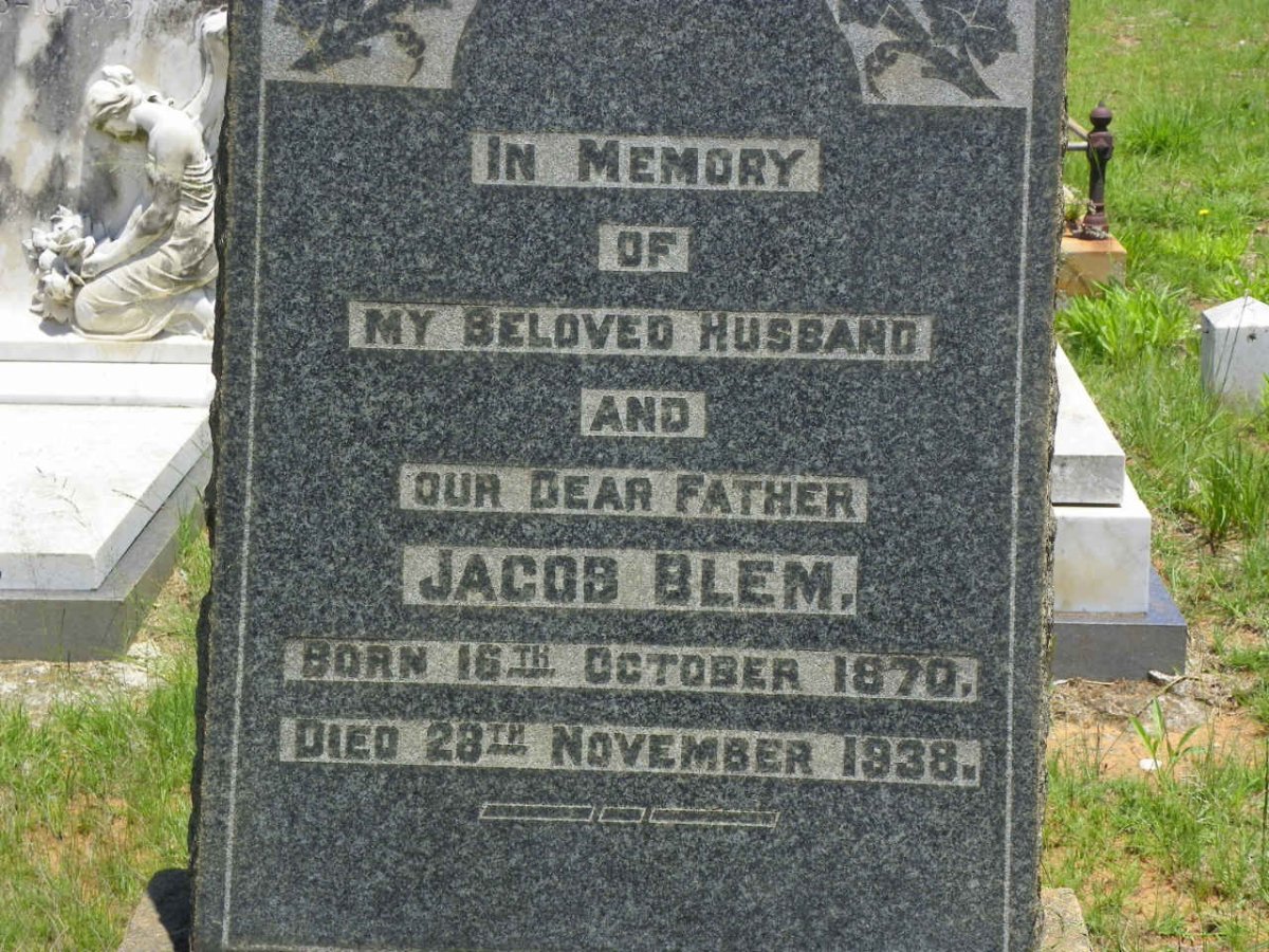 BLEM Jacob 1870-1938