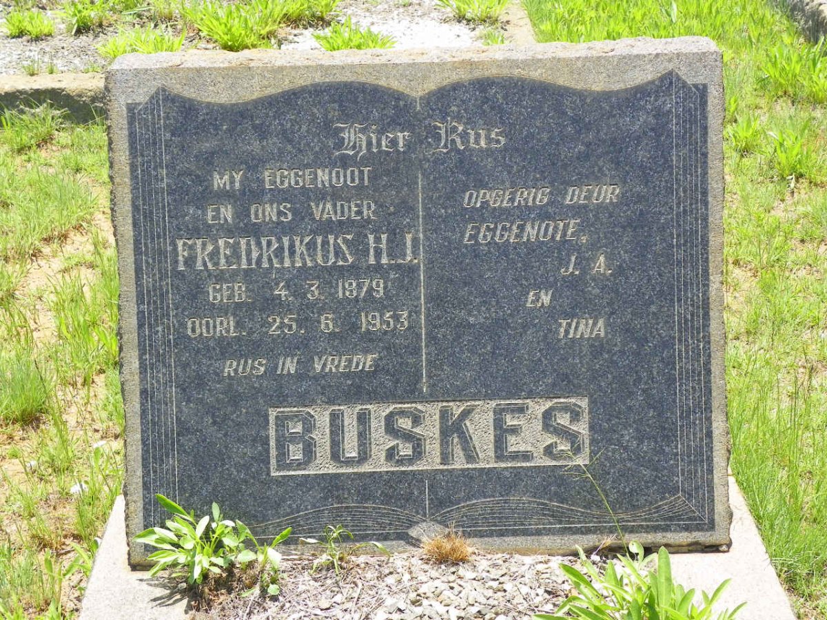 BUSKES Frederikus H.J. 1879-1953