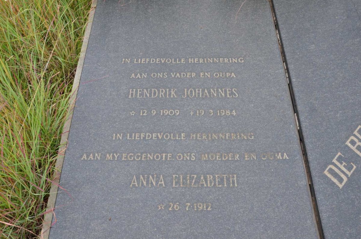 BEER Hendrik Johannes, de 1909-1984 :: DE BEER Anna Elizabeth 1912- :: DE BEER Catharina Levina 1914-1983