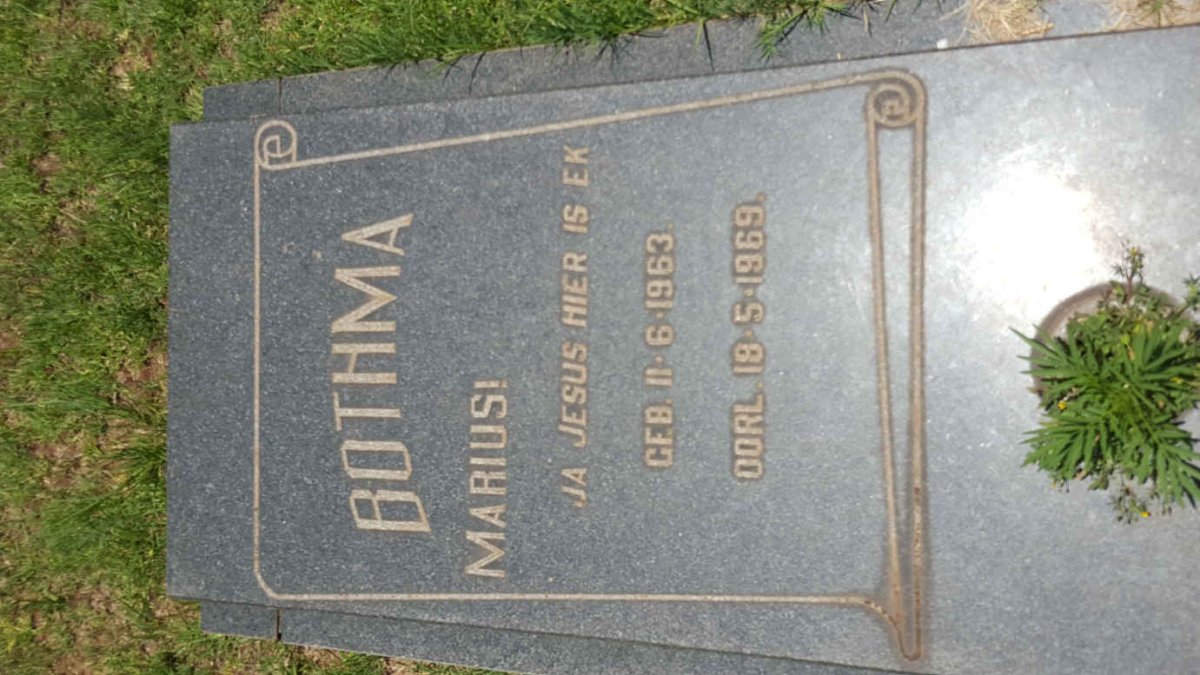 BOTHMA Marius 1963-1969
