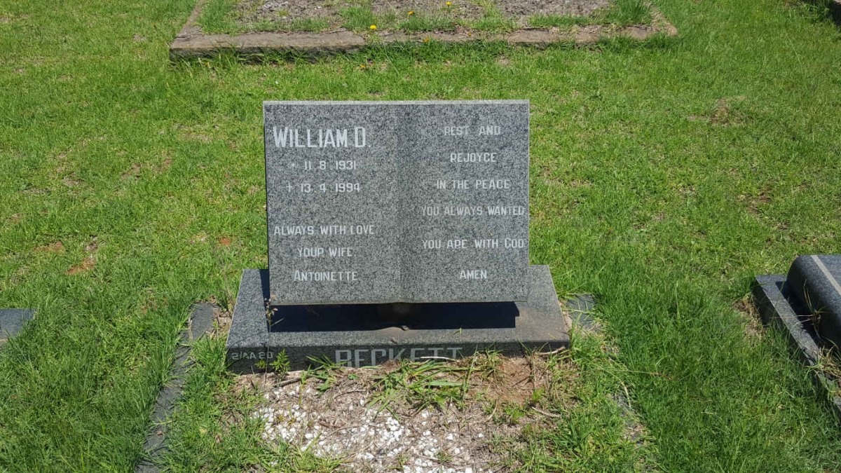 BECKETT William D. 1931-1994