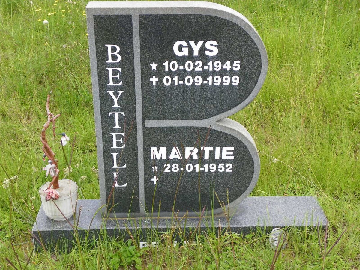 BEYTELL Gys 1945-1999 &amp; Martie 1952-