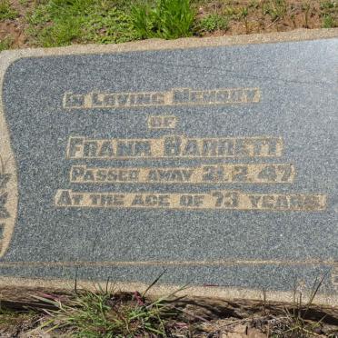 BARRETT Frank -1947