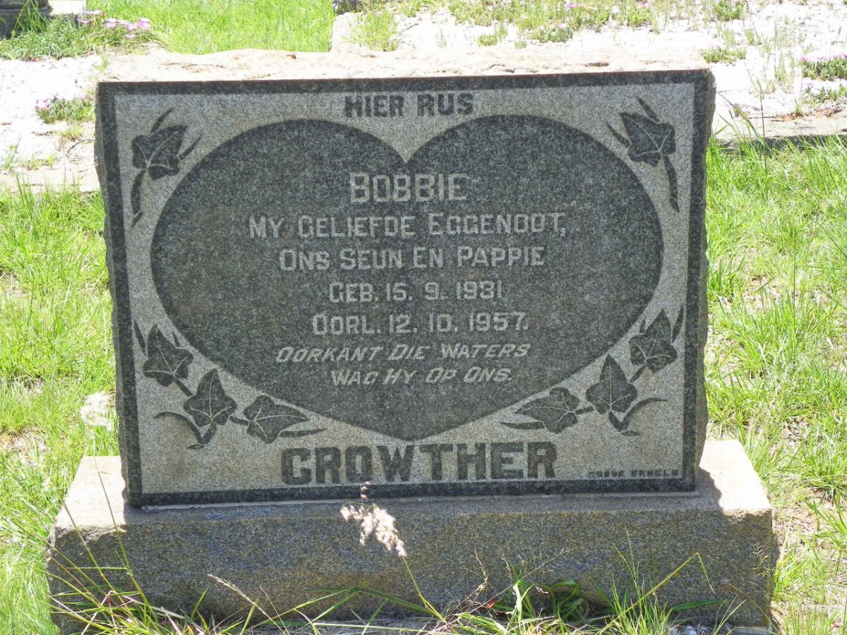 CROWTHER Bobbie 1931-1957
