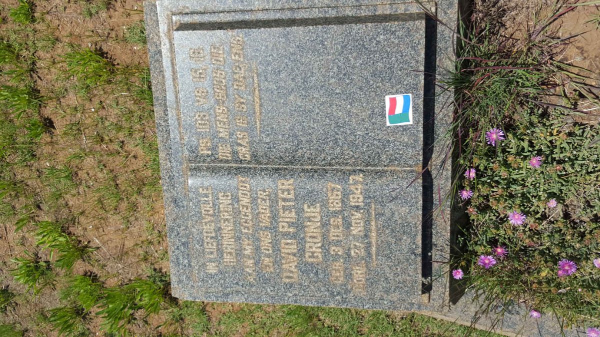 CRONJE David Pieter 1867-1947