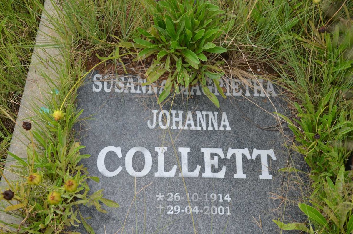 COLLETT Susanna Magrietha Johanna 1914-2001