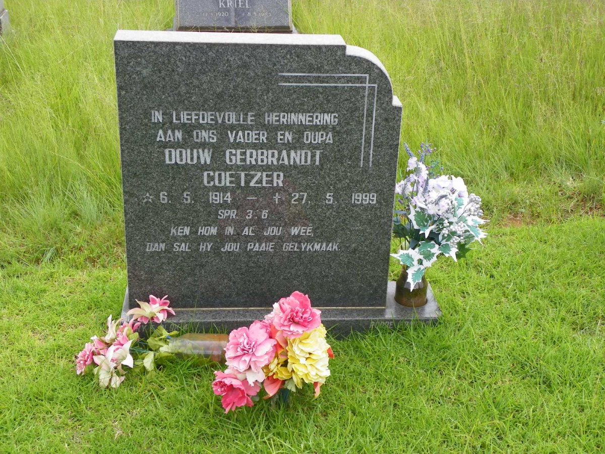 COETZER Douw Gerbrandt 1914-1999