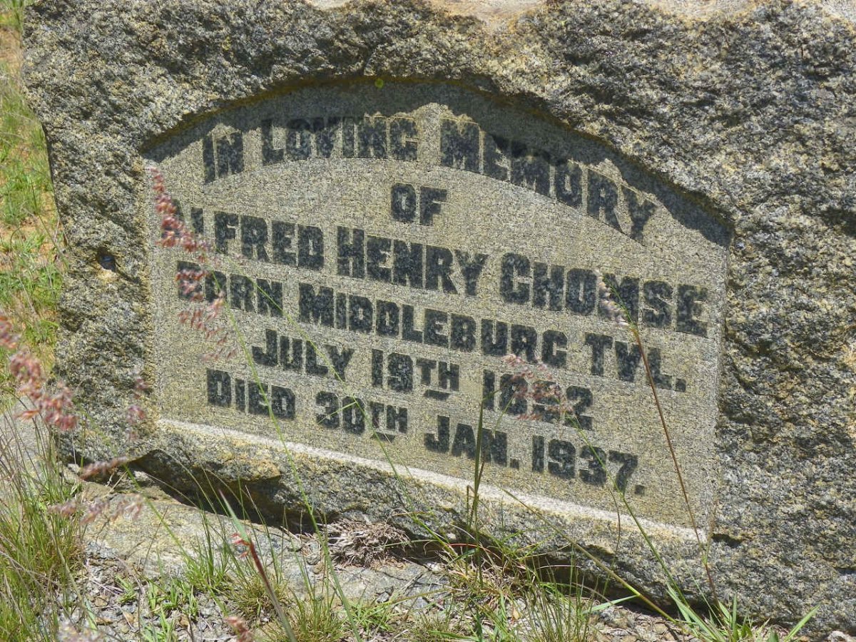 CHOMSE Alfred Henry 1892-1937