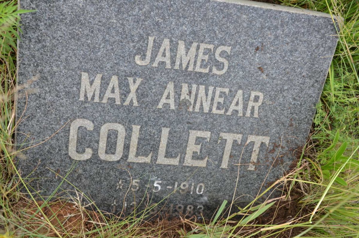 COLLETT James Max Annear 1910-1983