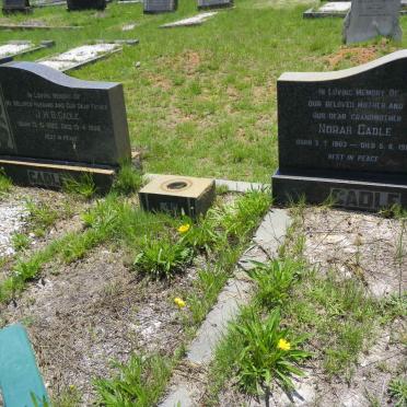 CADLE J.H.B. 1883-1956 &amp; Norah 1903-1983