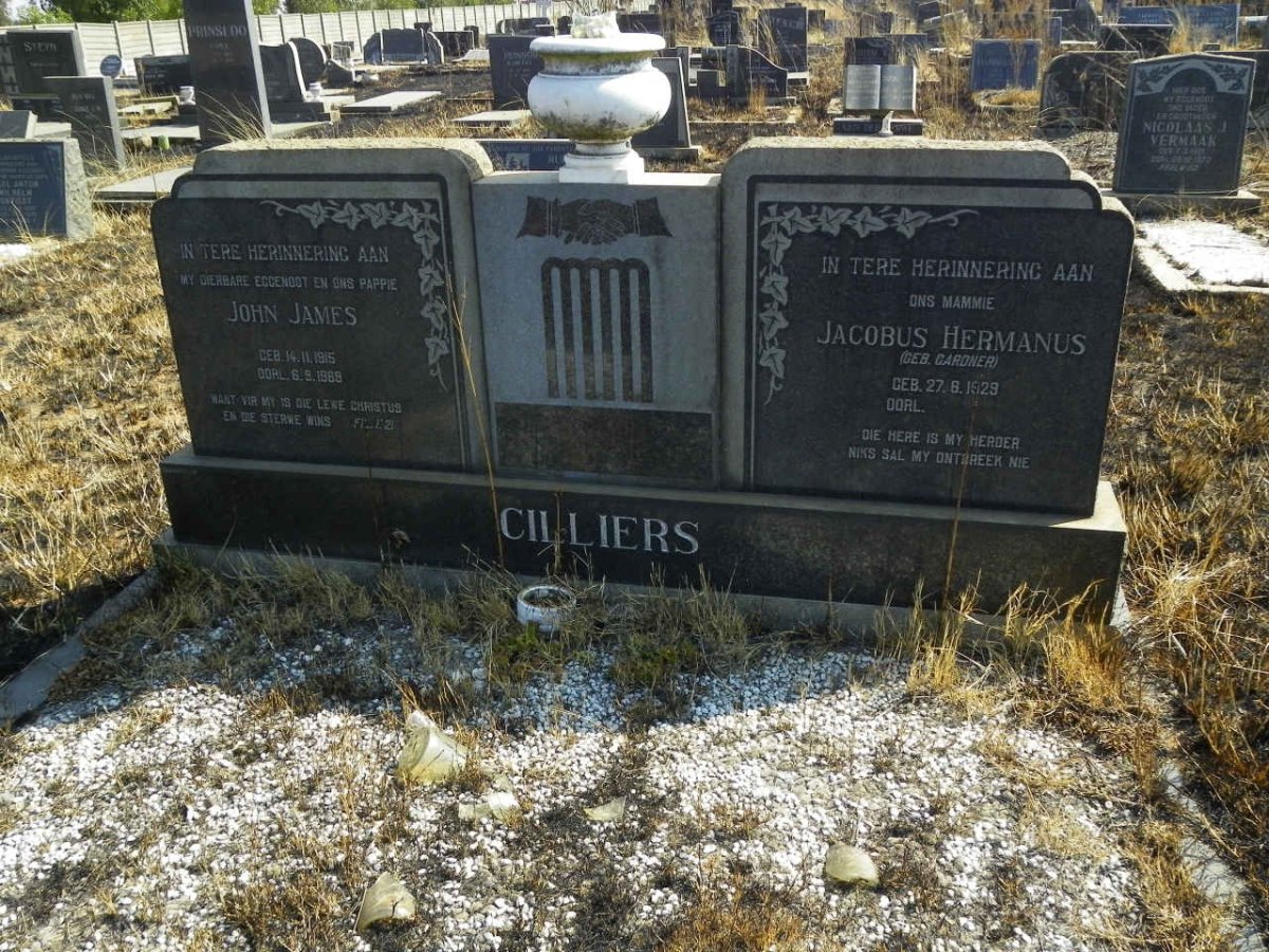 CILLIERS John James 1915-1969 &amp; Jacobus Hermanus GARDNER 1929-