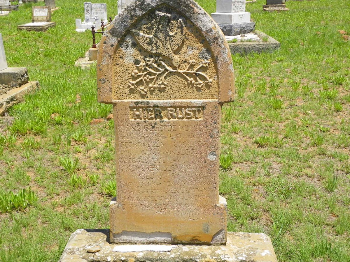 CRONJE Elizabeth Catharina Petronella nee PRINSLOO 1845-1927