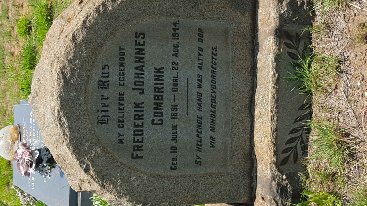 COMBRINK Frederik Johannes 1891-1944