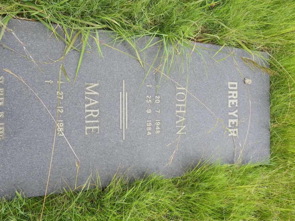 DREYER Johan 1948-1984 &amp; Marie 1953-