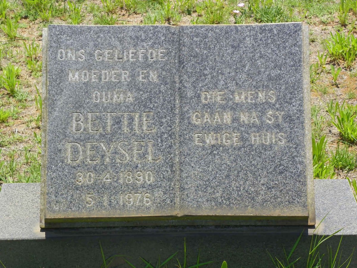 DEYSEL Bettie 1890-1976