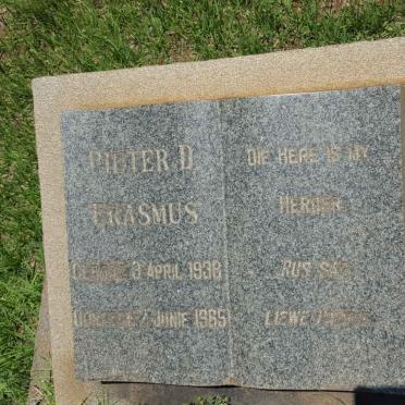 ERASMUS Pieter D. 1938-1965