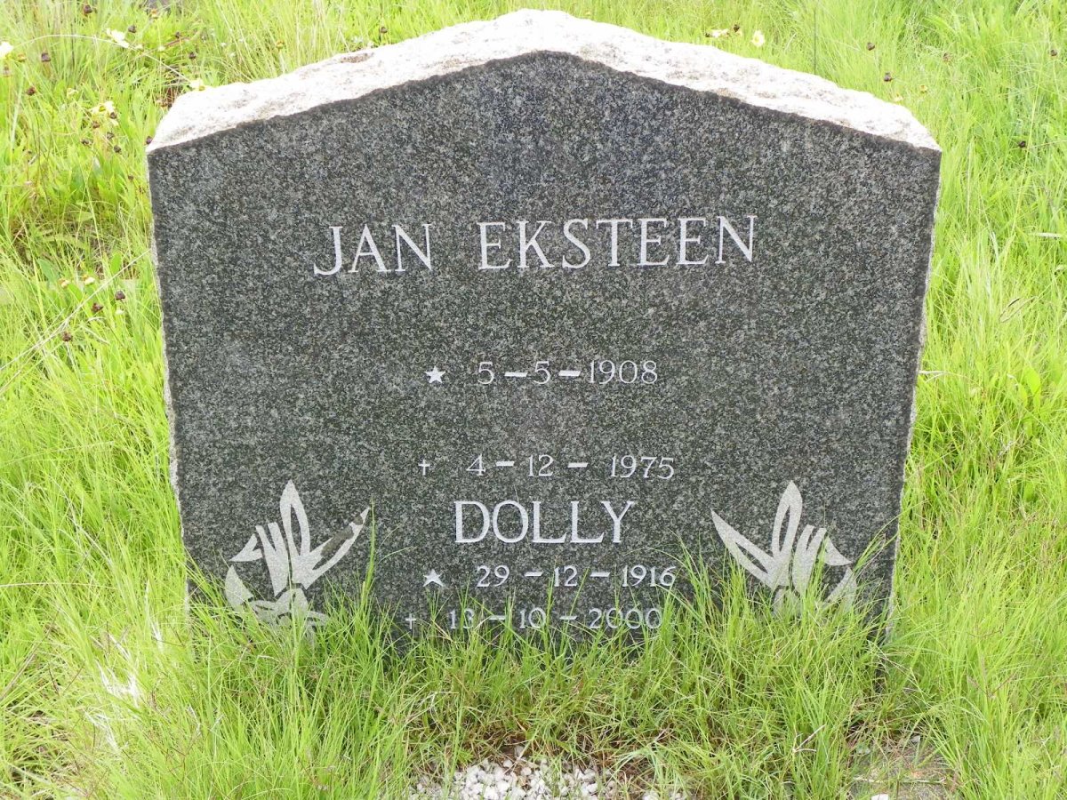 EKSTEEN Jan 1908-1975 &amp; Dolly 1916-2000