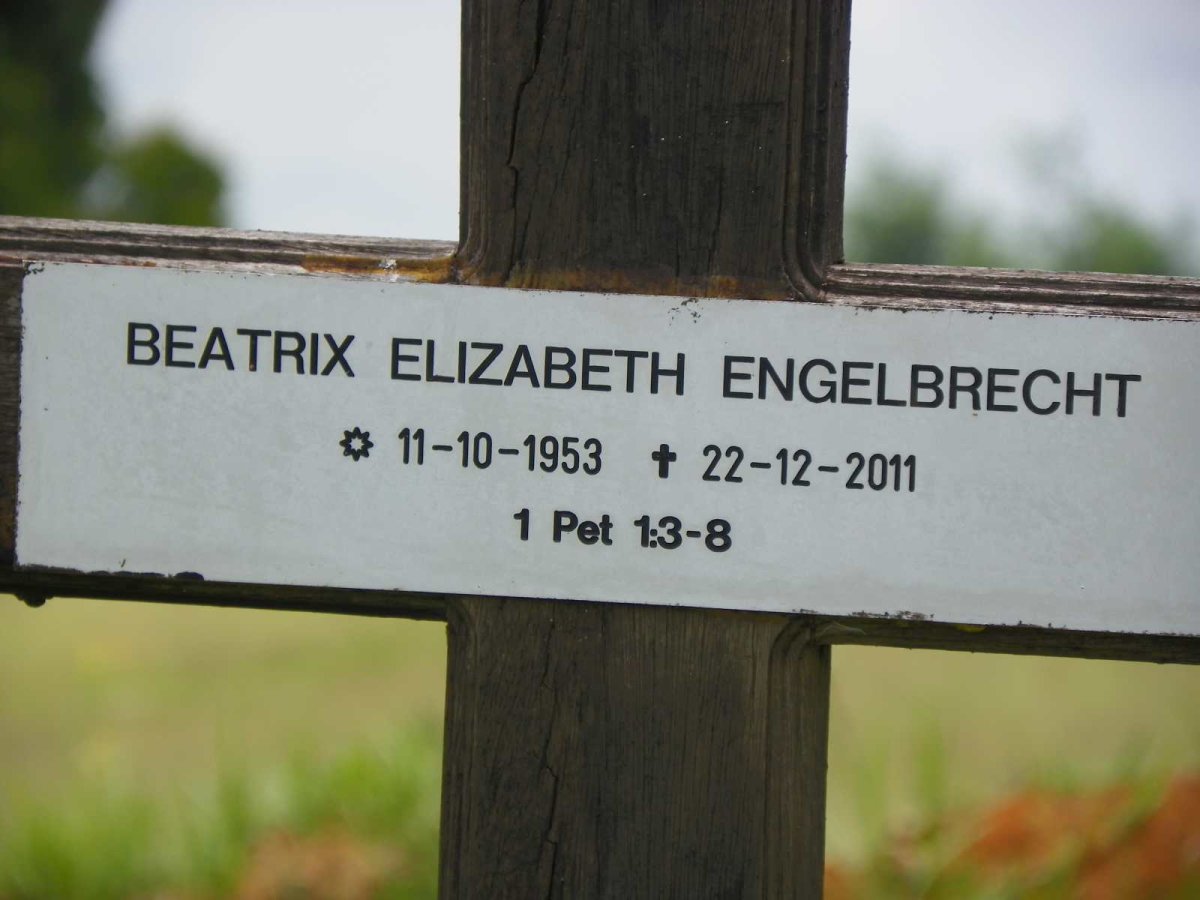 ENGELBRECHT Beatrix Elizabeth 1953-2011