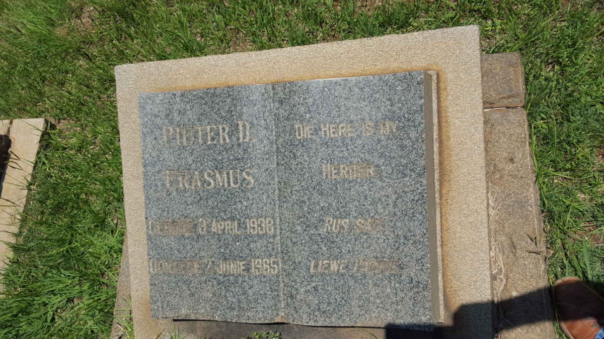 ERASMUS Pieter D. 1938-1965