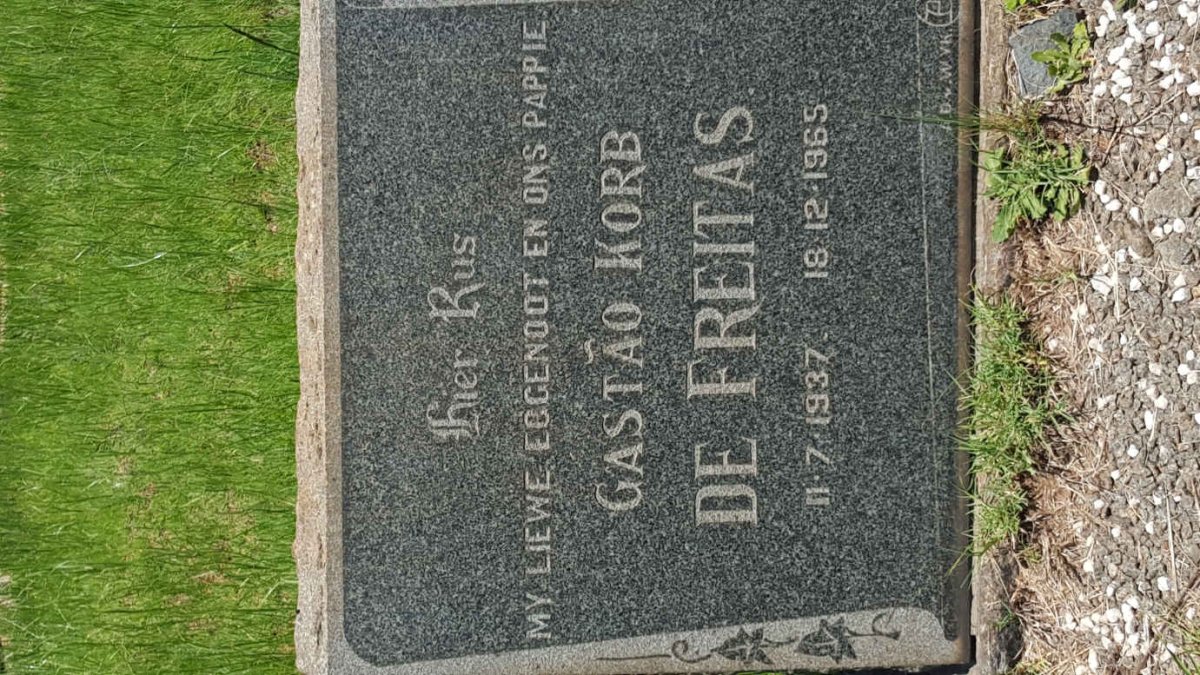 FREITAS Gastão Korb, de 1937-1965