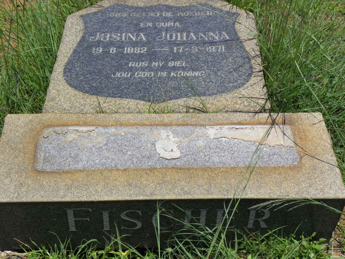 FISCHER Josina Johanna 1882-1971