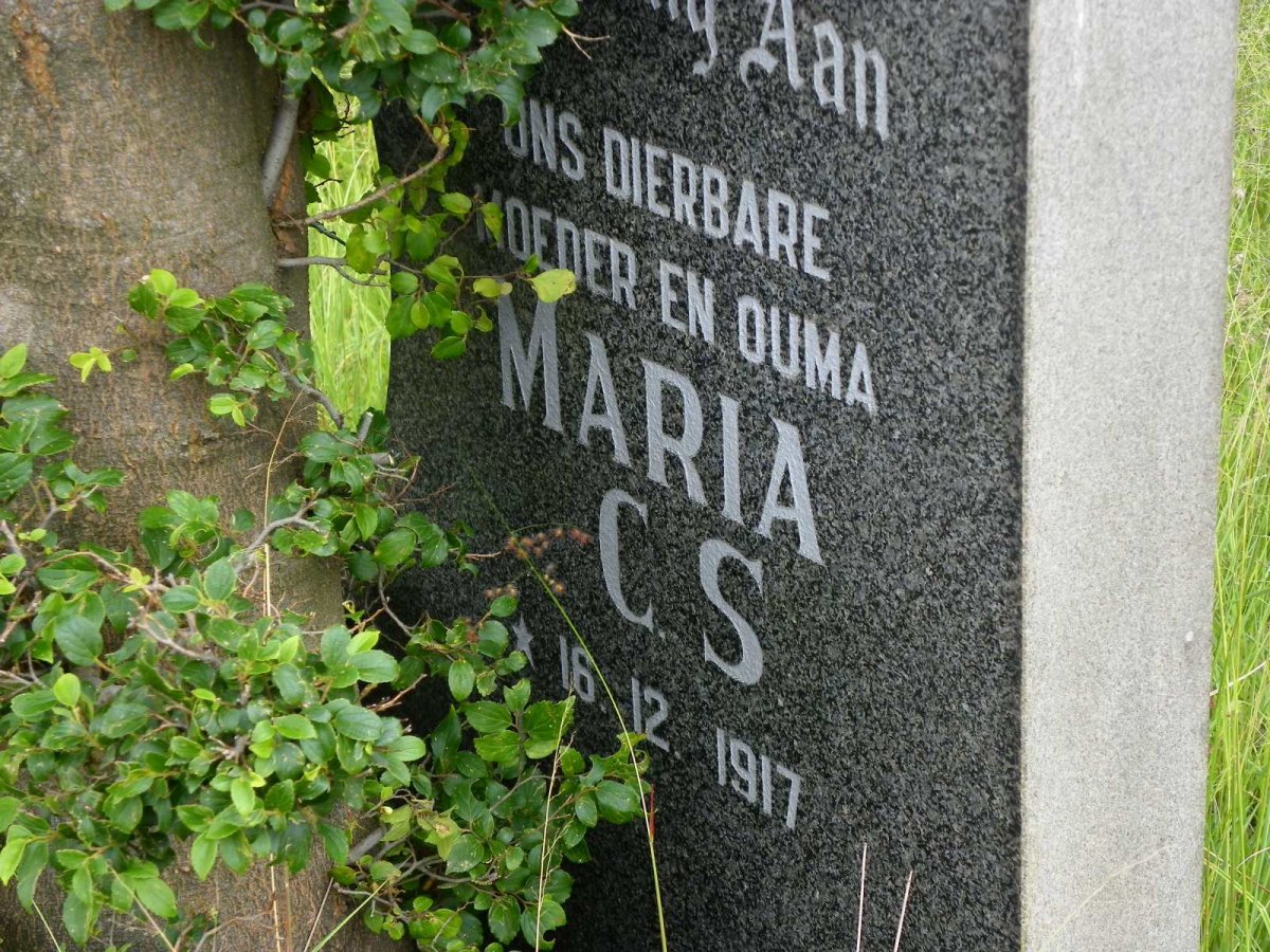 FAURIE Thomas Jarvis 1913-1984 &amp; Maria C.S. 1917-