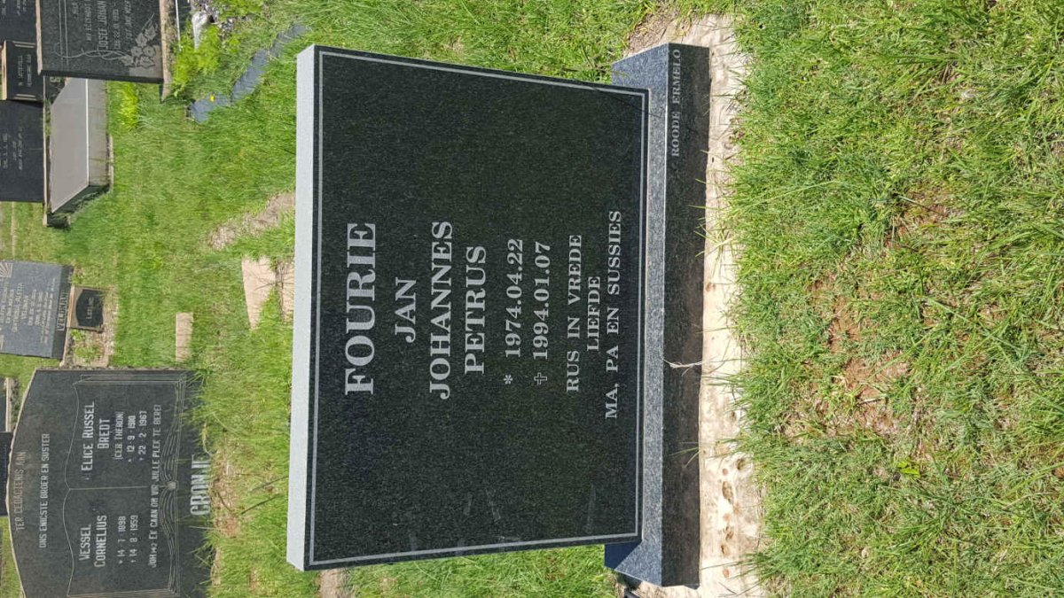 FOURIE Jan Johannes Petrus 1974-1994