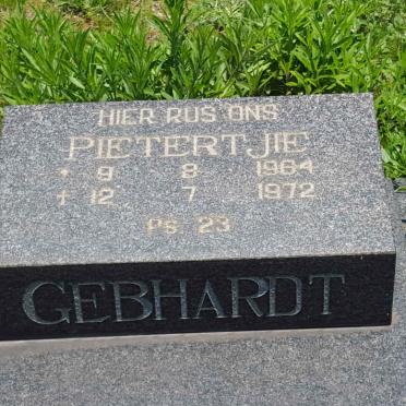 GEBHARDT Pietertjie 1964-1972