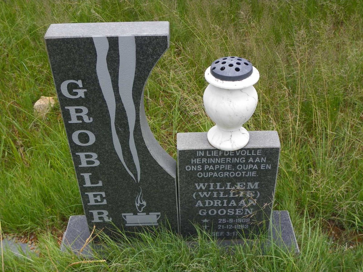 GROBLER Willem Adriaan Goosen 1908-1993