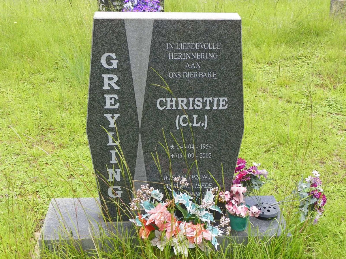 GREYLING C.L. 1954-2002