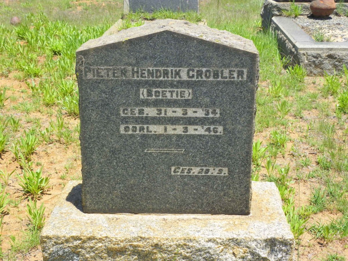 GROBLER Pieter Hendrik 1934-1946