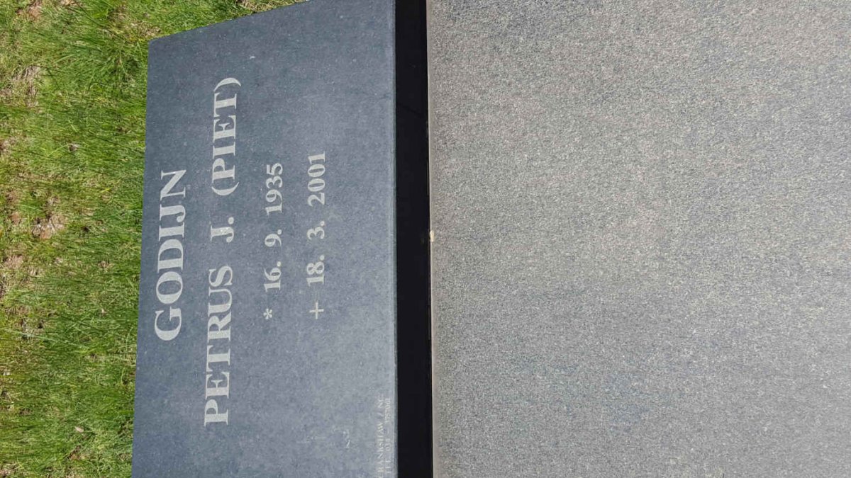 GODIJN Petrus J. 1935-2001