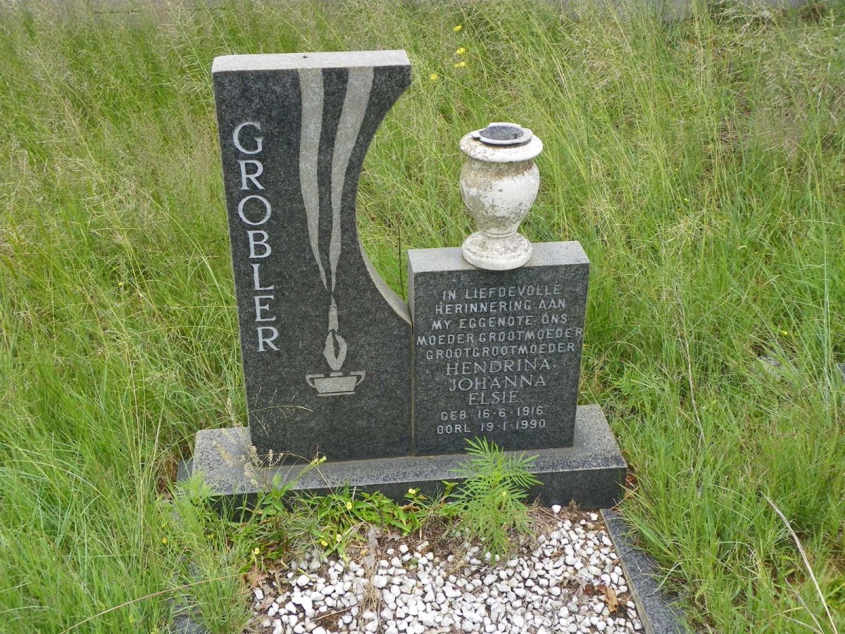 GROBLER Hendrina Johanna Elsie 1916-1990