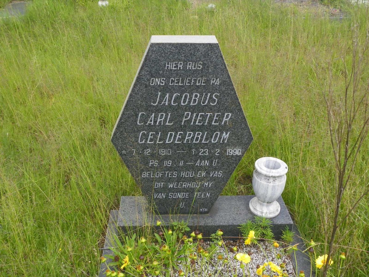 GELDERBLOM Jacobus Carl Pieter 1910-1990