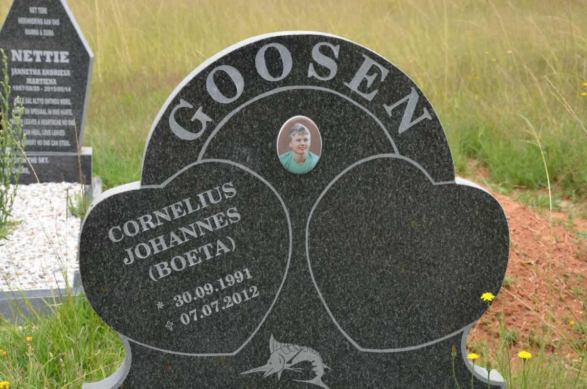 GOOSEN Cornelius Johannes 1991-2012