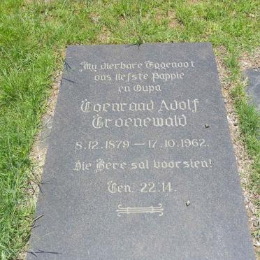 GROENEWALD Coenraad Adolf 1879-1962
