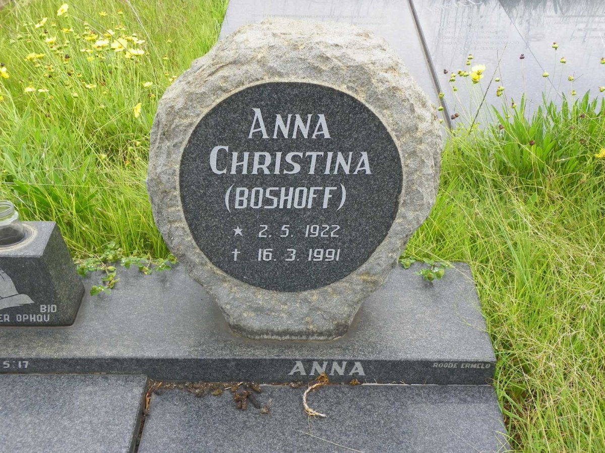 HEEVER Willem Mattheus Johannes, van den 1916-1982 &amp; Anna Christina BOSHOFF 1922-1991