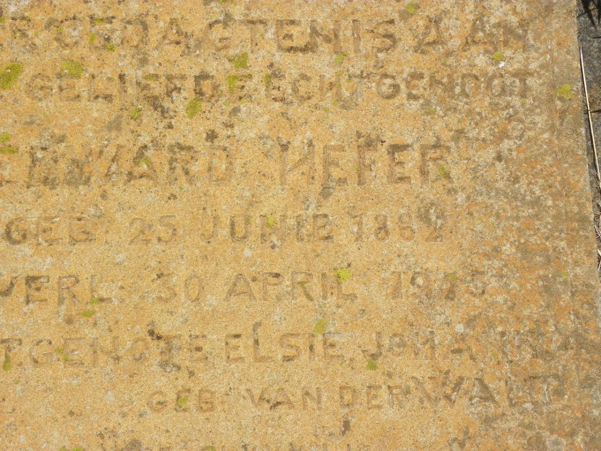 HEFER Edward 1882-1915