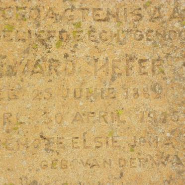 HEFER Edward 1882-1915