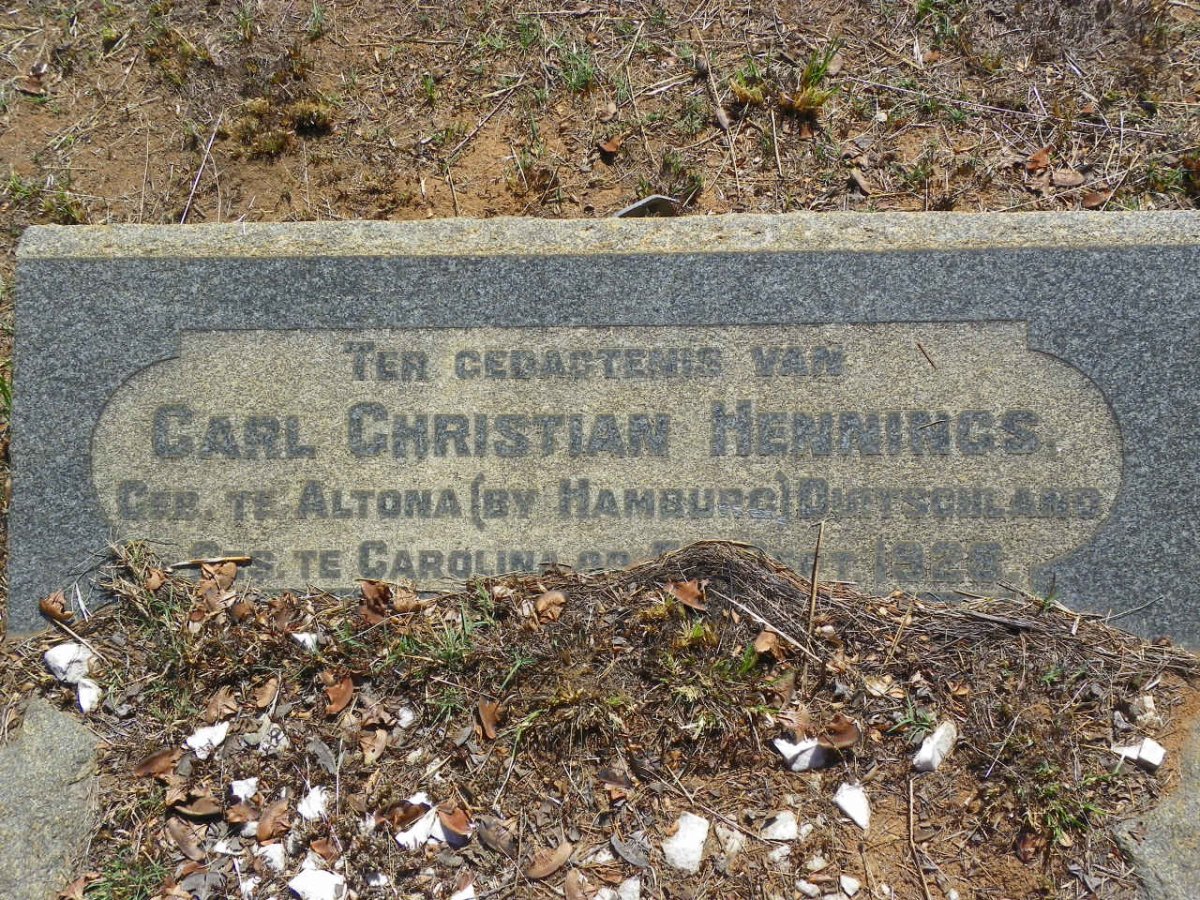 HENNINGS Carl Christian -1928