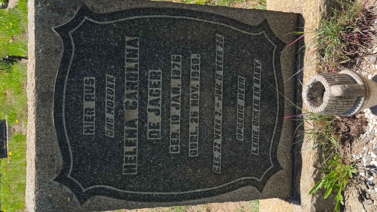 JAGER Helena Carolina, de 1876-1950