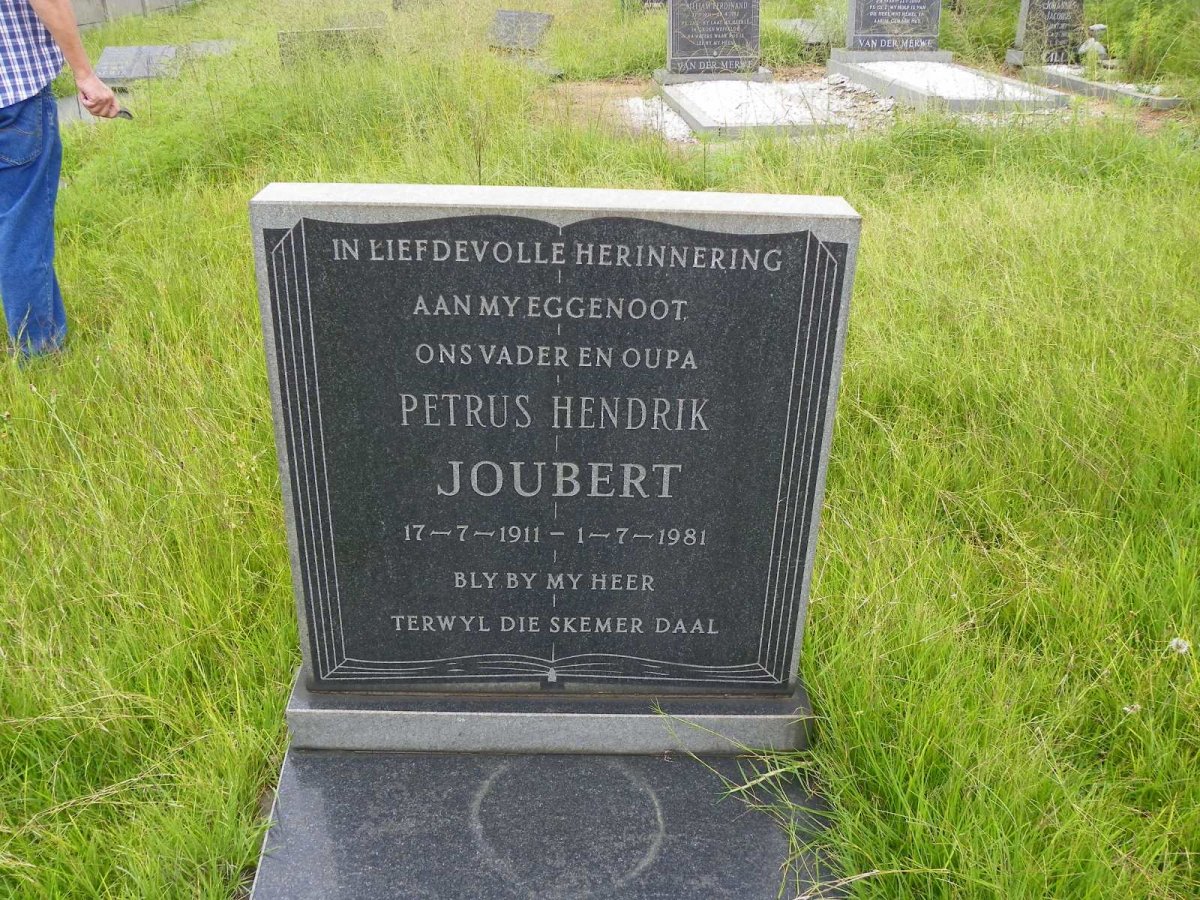 JOUBERT Petrus Hendrik 1911-1981